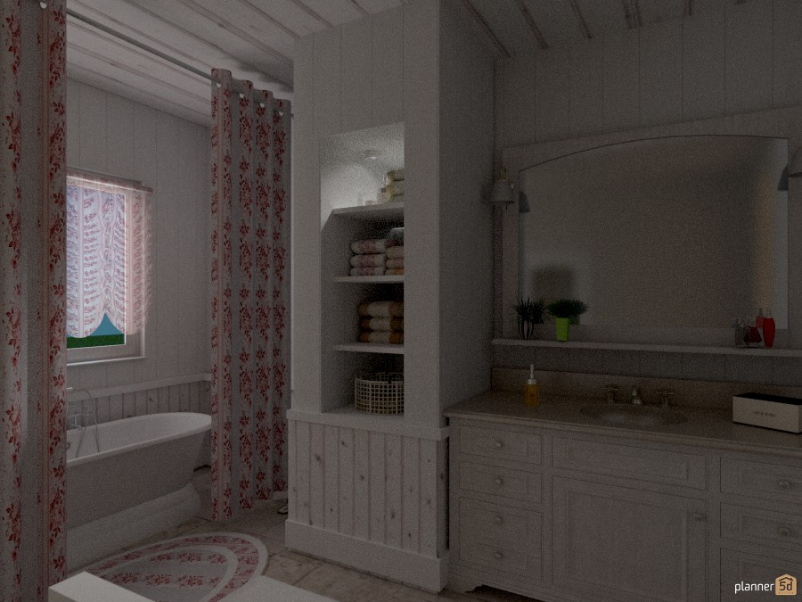 Cottage in the Devonshire: Shabby Bathroom 1271129 by Micaela Maccaferri image