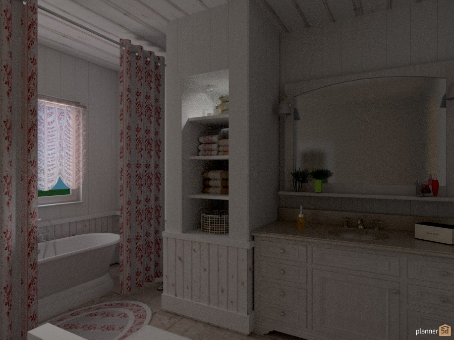 Cottage in the Devonshire: Shabby Bathroom #1271129 by Micaela Maccaferri