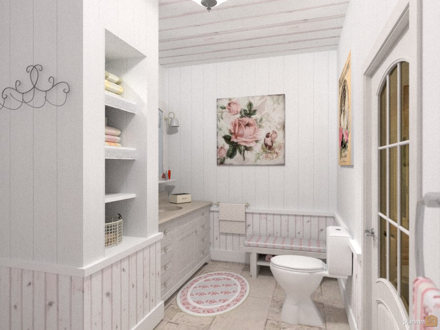 Cottage in the Devonshire: Shabby Bathroom #3 #1272091 by Micaela Maccaferri