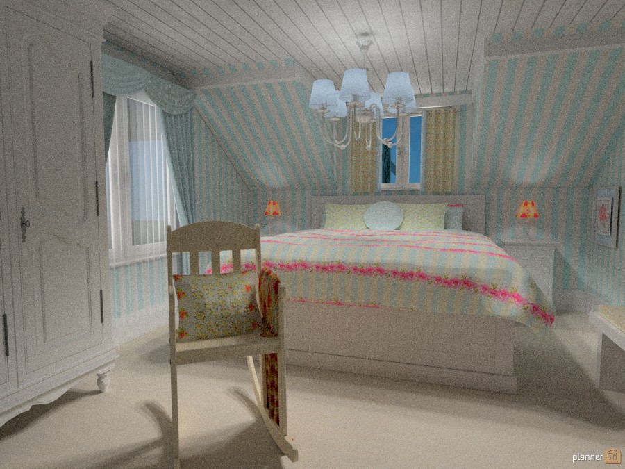 Cottage in the Devonshire: Shabby Bedroom 1273606 by Micaela Maccaferri image