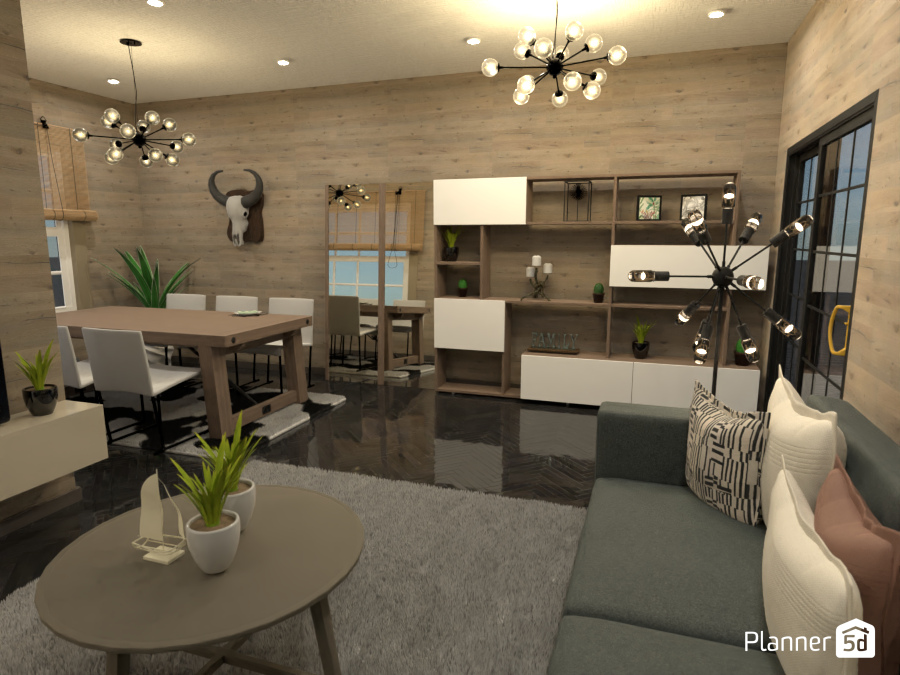 Sala Rústica #10678400 by Mari Mond