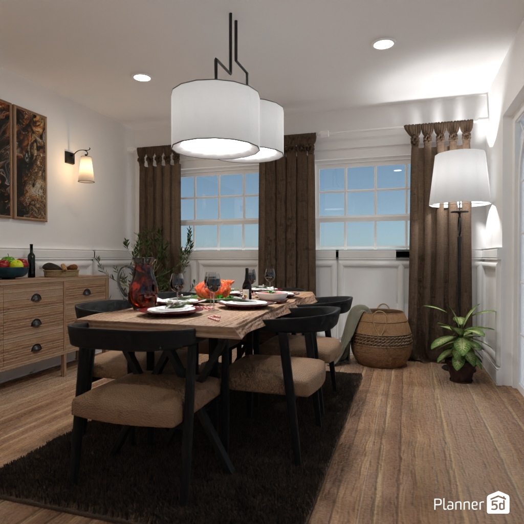 DB: Thanksgiving Day - room shell copy #23419243 by Editors Choice