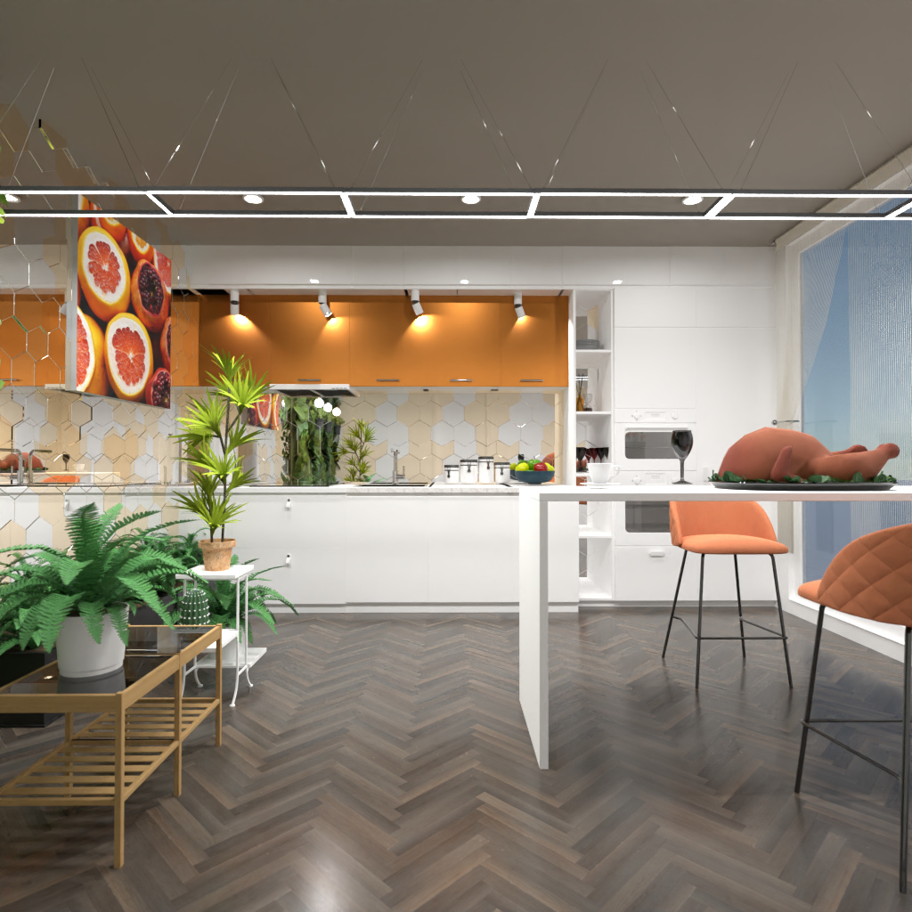 Sunny Kitchen #12538415 by Editors Choice