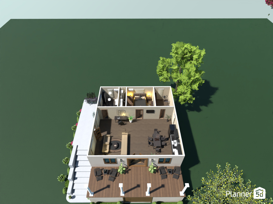 Two Story House Design #11737324 by User 55934517