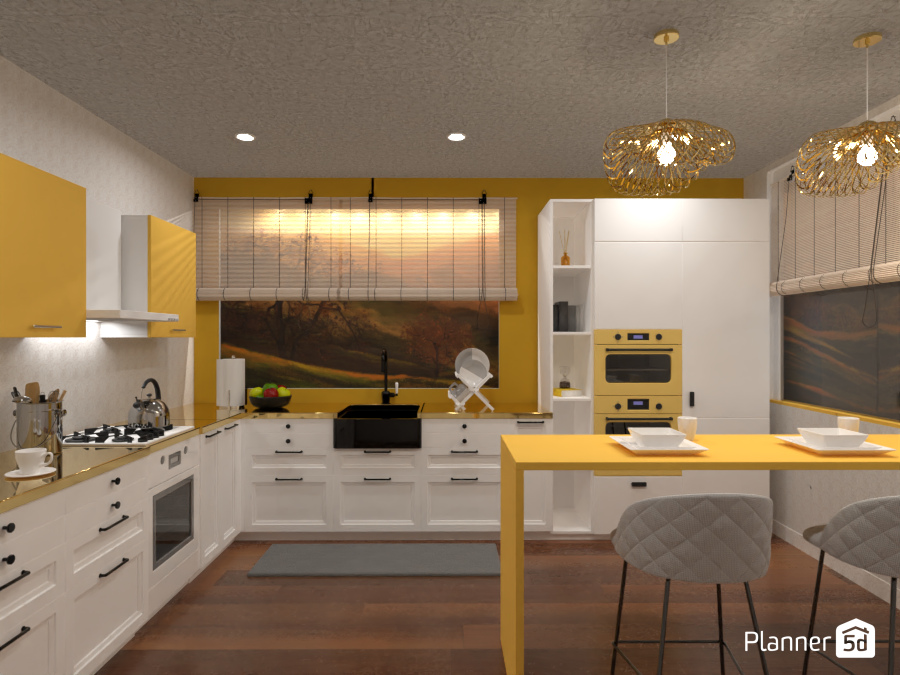 Sunny kitchen / Batalla de diseño #12508735 by Hall Pat