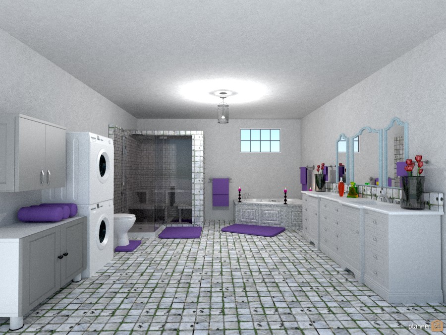 bathroom w/washer/dryer 897713 by Joy Suiter image