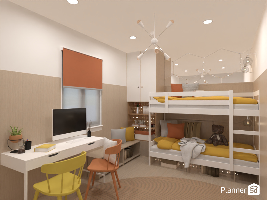 Habitacion con literas / Batalla de diseño / Version personal #11965596 by Hall Pat