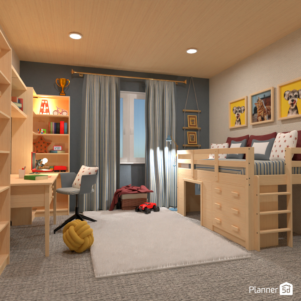 Blue kids room #19585908 by Editors Choice