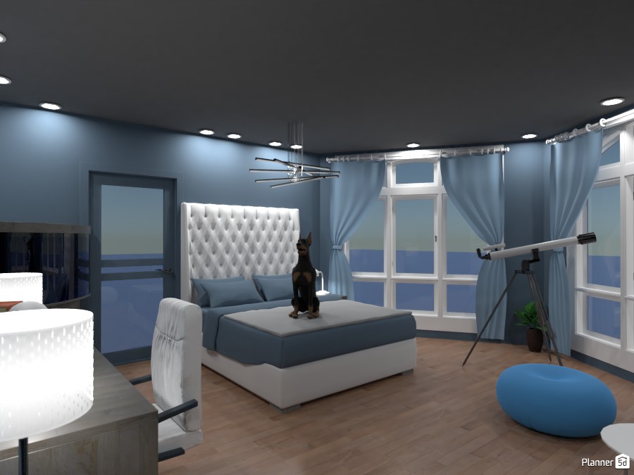 Teen boy bedroom. Render 3 #3666988 by Doggy