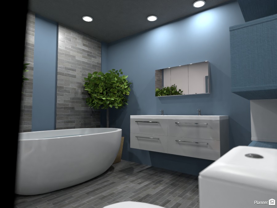 Teen boy bathroom. Render 4 #3666990 by Doggy
