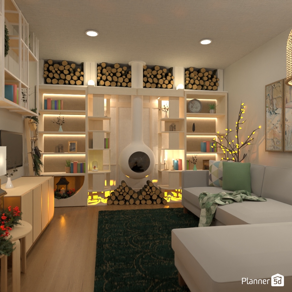 Sala de estar aconchegante #23121734 by Editors Choice