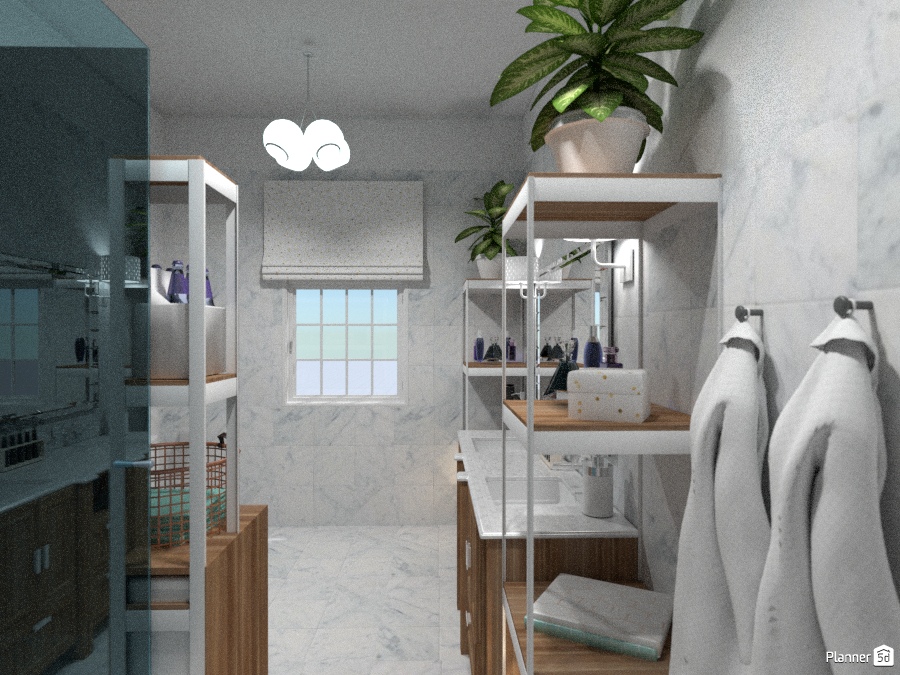 classic chic flat - bathroom and laundry 1601349 by Chiara Meazza image