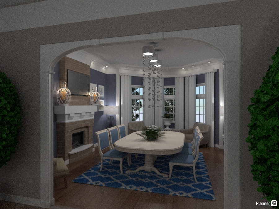 classic chic flat - dining room #1603086 by Chiara Meazza