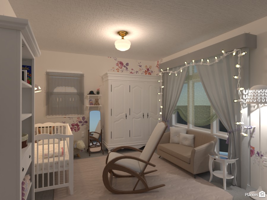 Newborn Baby Girls' Room 4287129 by yves image
