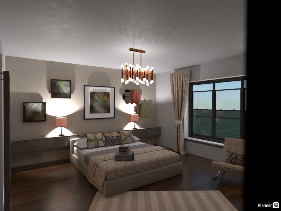 Hotel room: Bed #3542097 by Micaela Maccaferri