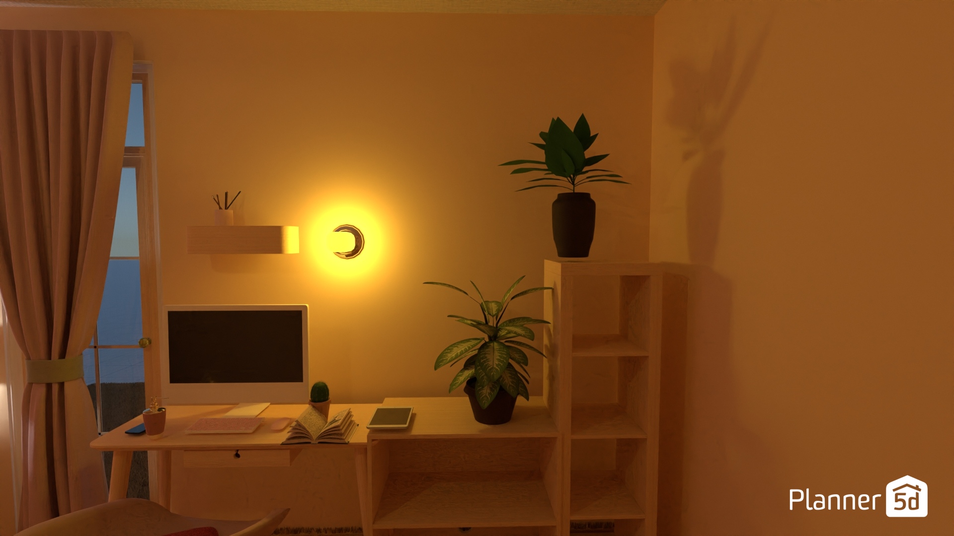 Small apartment desk area #35076290 by Tula