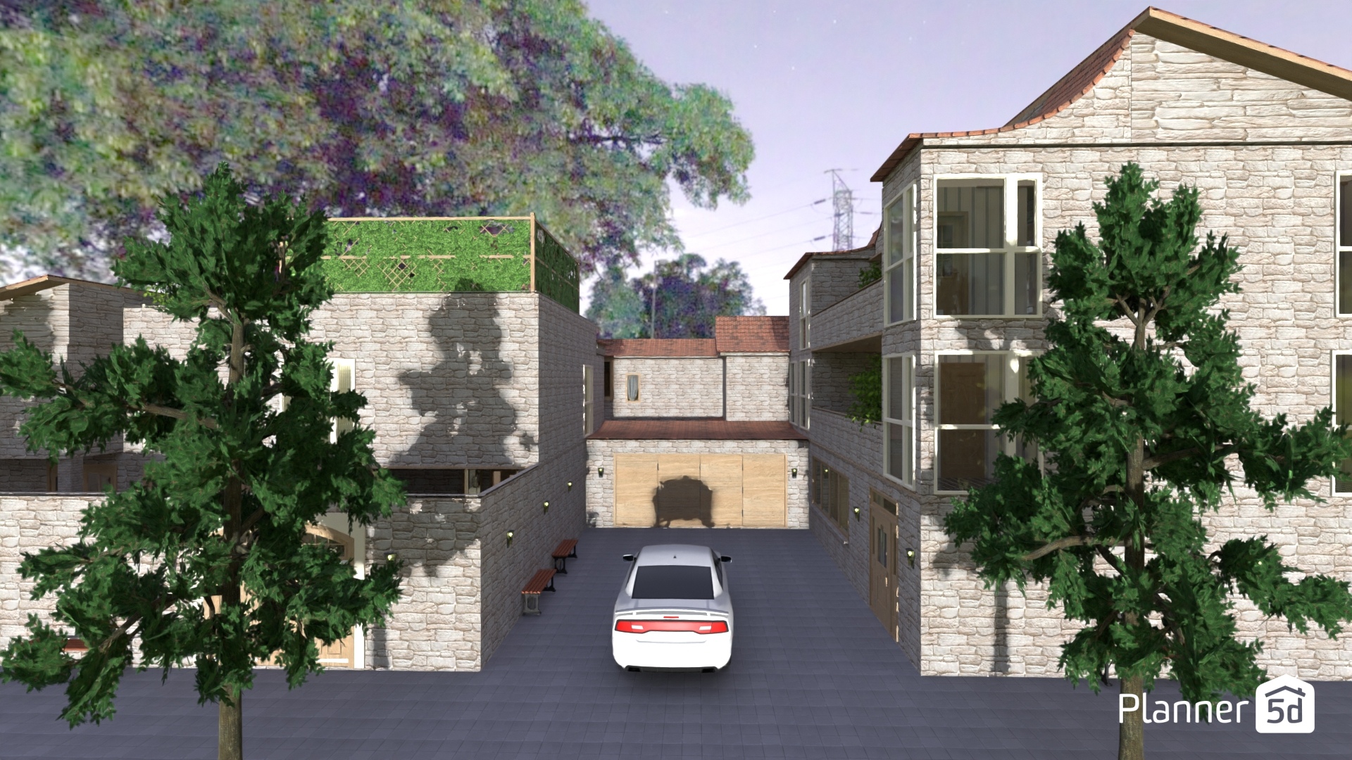 CASERIO DE MONTAÑA #23902187 by Yolanda Infante Garrido