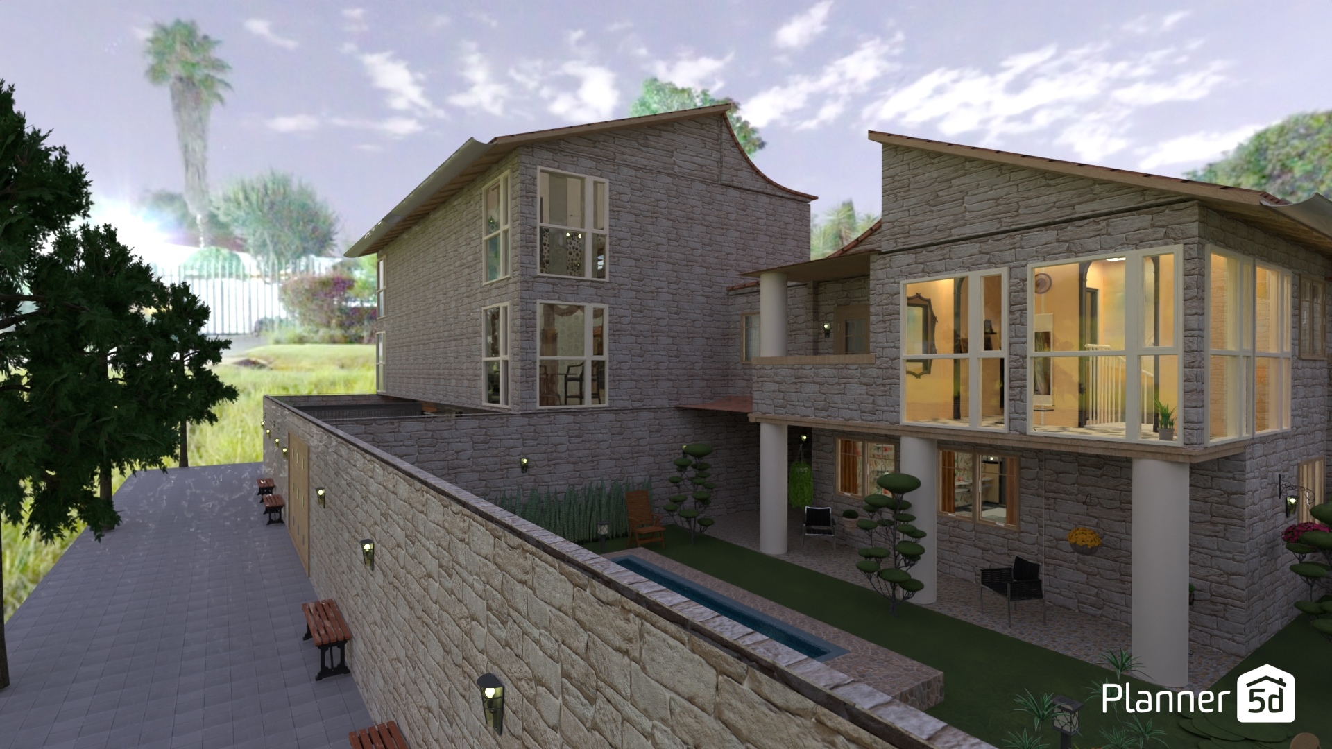 CASERIO DE MONTAÑA #23902215 by Yolanda Infante Garrido