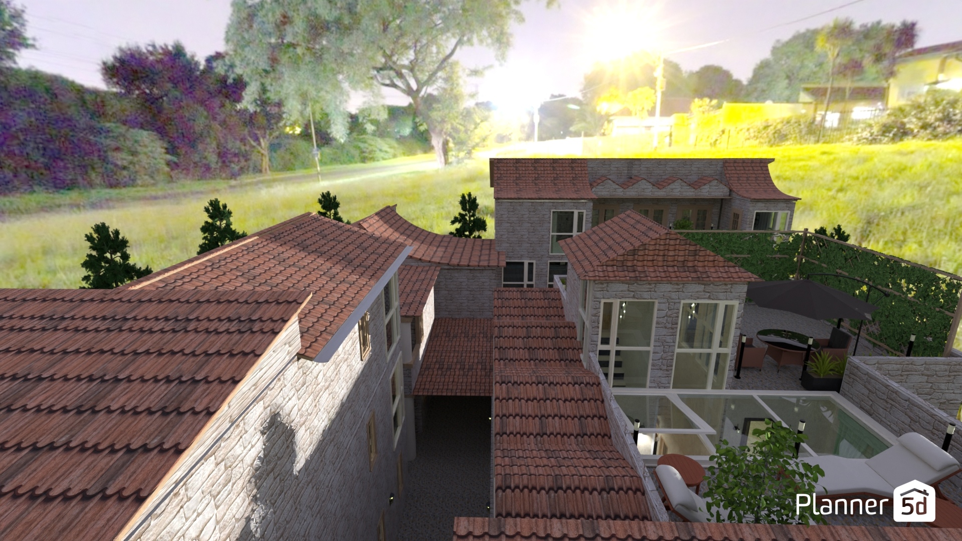 CASERIO DE MONTAÑA #23902923 by Yolanda Infante Garrido