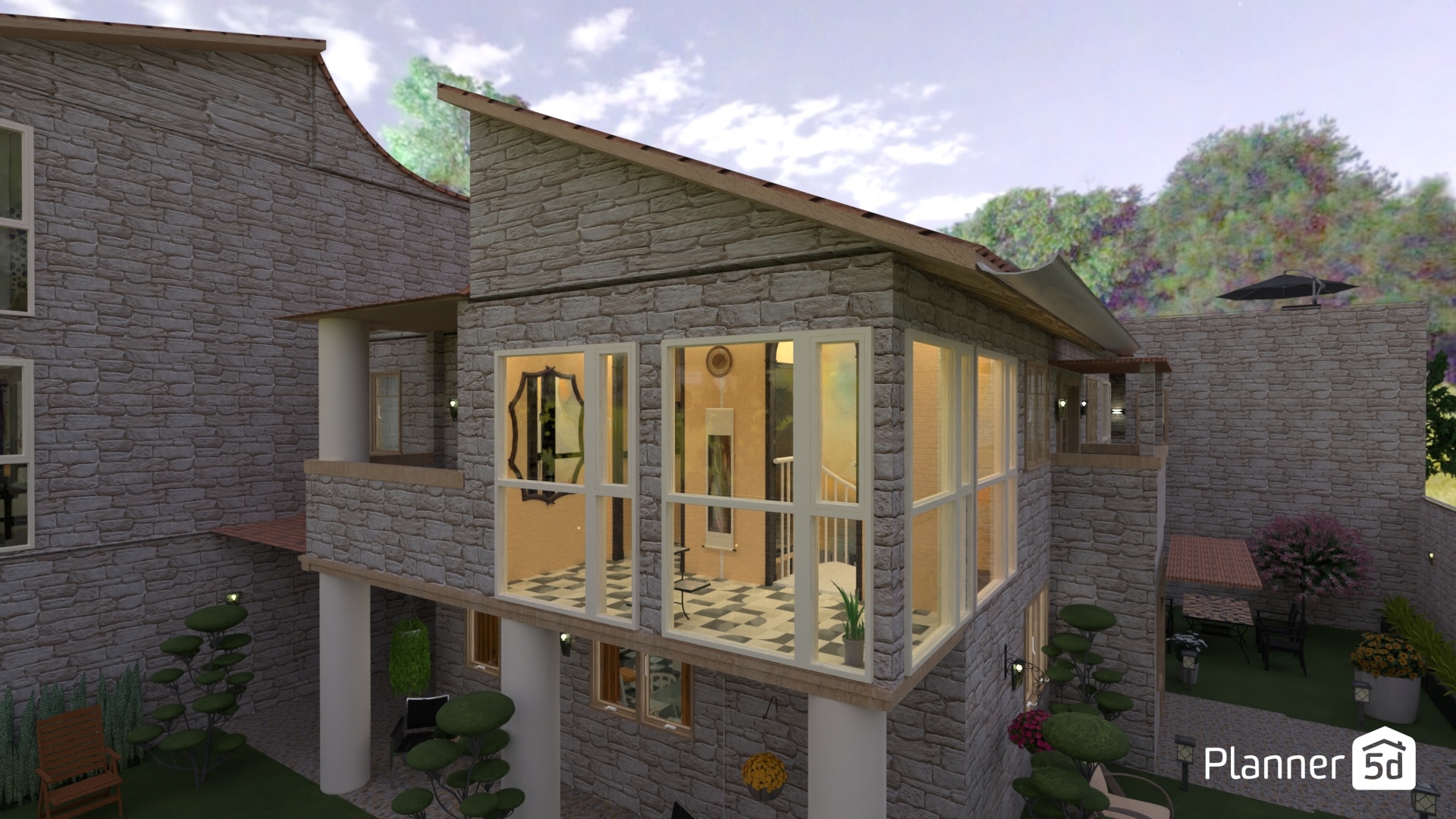 CASERIO DE MONTAÑA #23902971 by Yolanda Infante Garrido