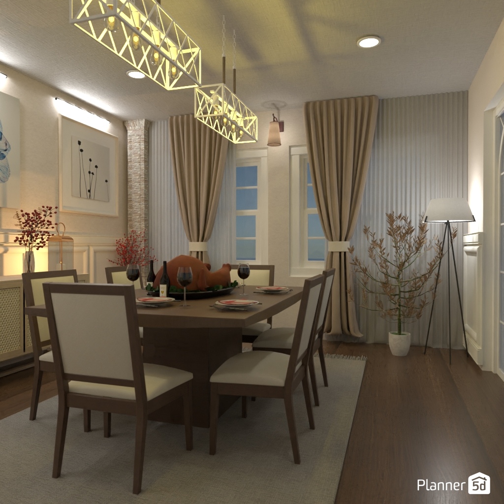 DB: Thanksgiving Day - room shell copy #23409383 by Editors Choice