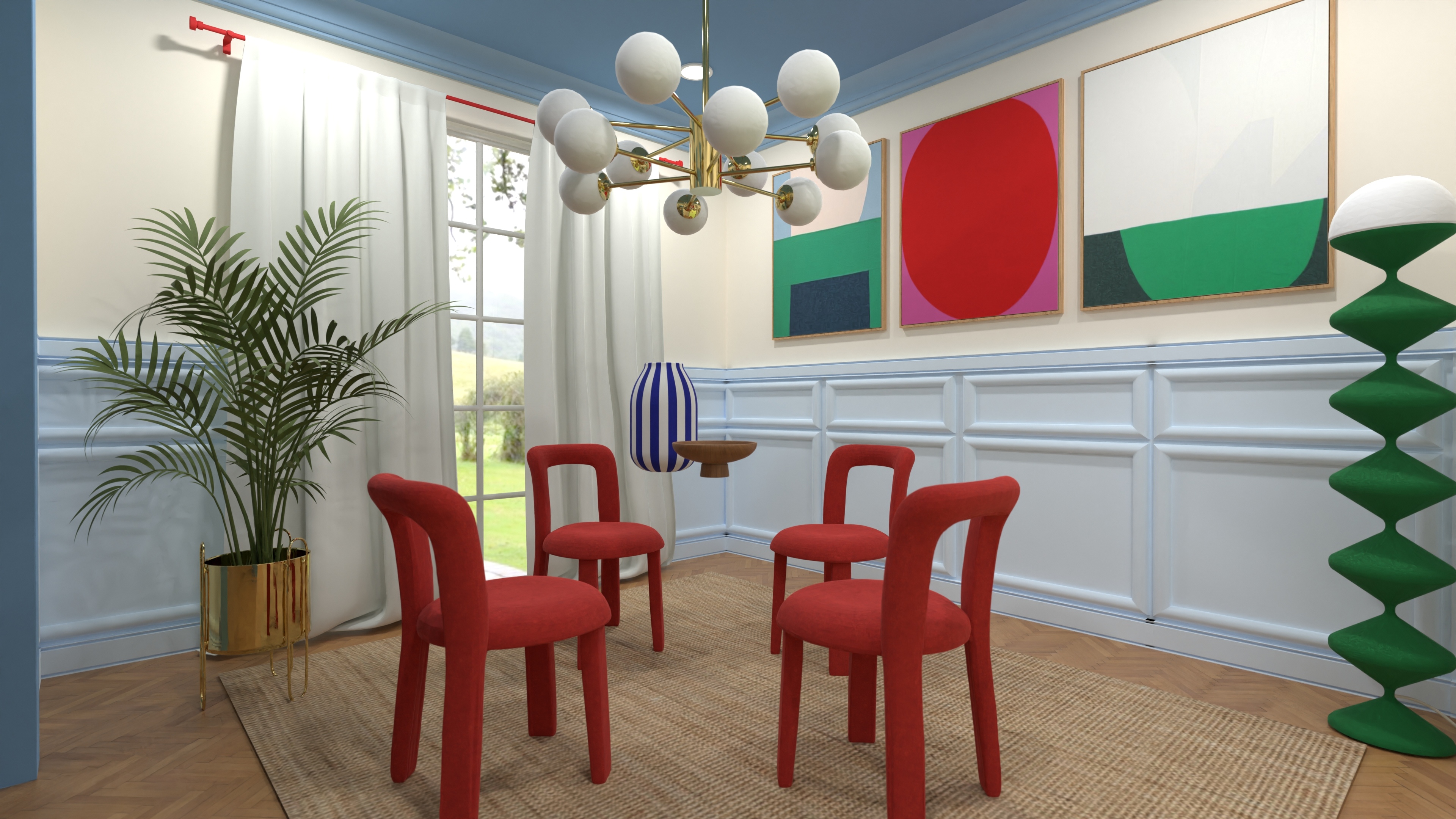 Maximalist Dining room copy #26478916 by Natalia de Arteaga