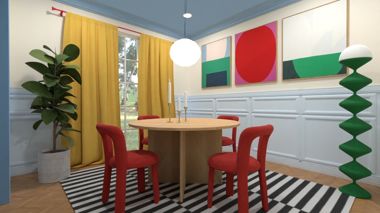 Maximalist Dining room copy #26481032 by Natalia de Arteaga