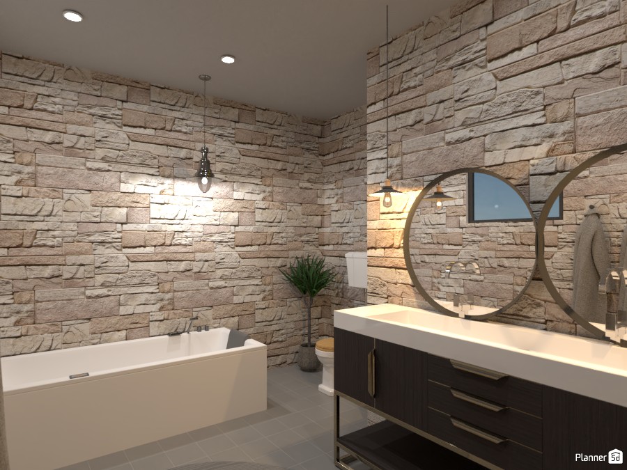 Loft Bathroom #5182514 by Arin