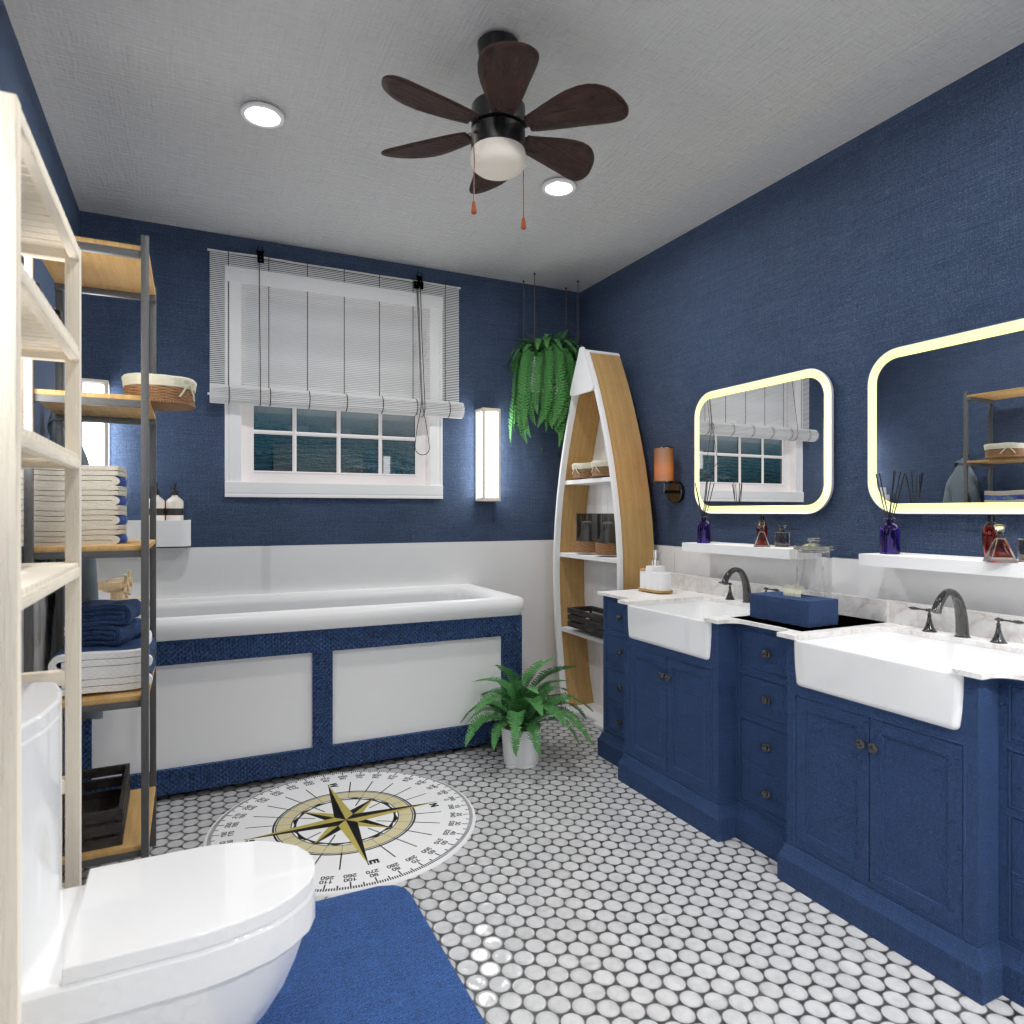 Nautical bathroom #12263413 by Editors Choice