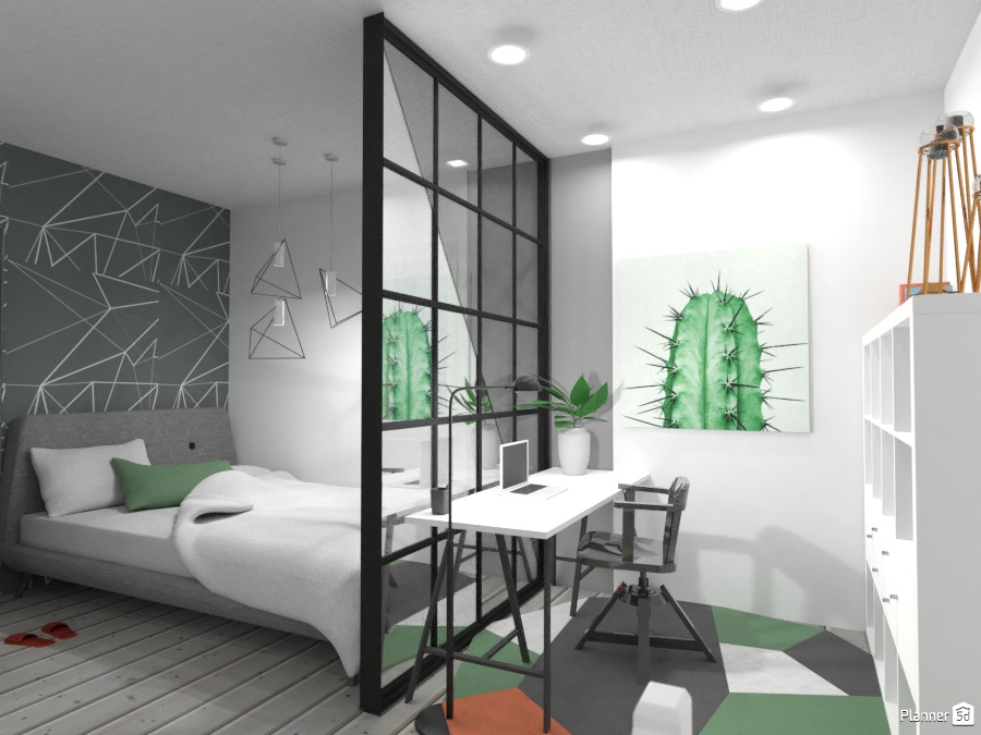 cacti bedroom #2684687 by Sofie