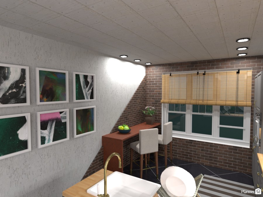 Dark Kitchen: Breakfast corner #3438196 by Moonface