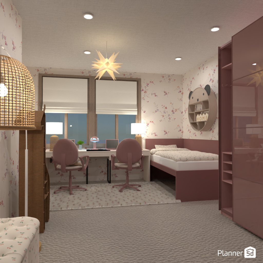 Bedroom for twins #18898196 by Editors Choice