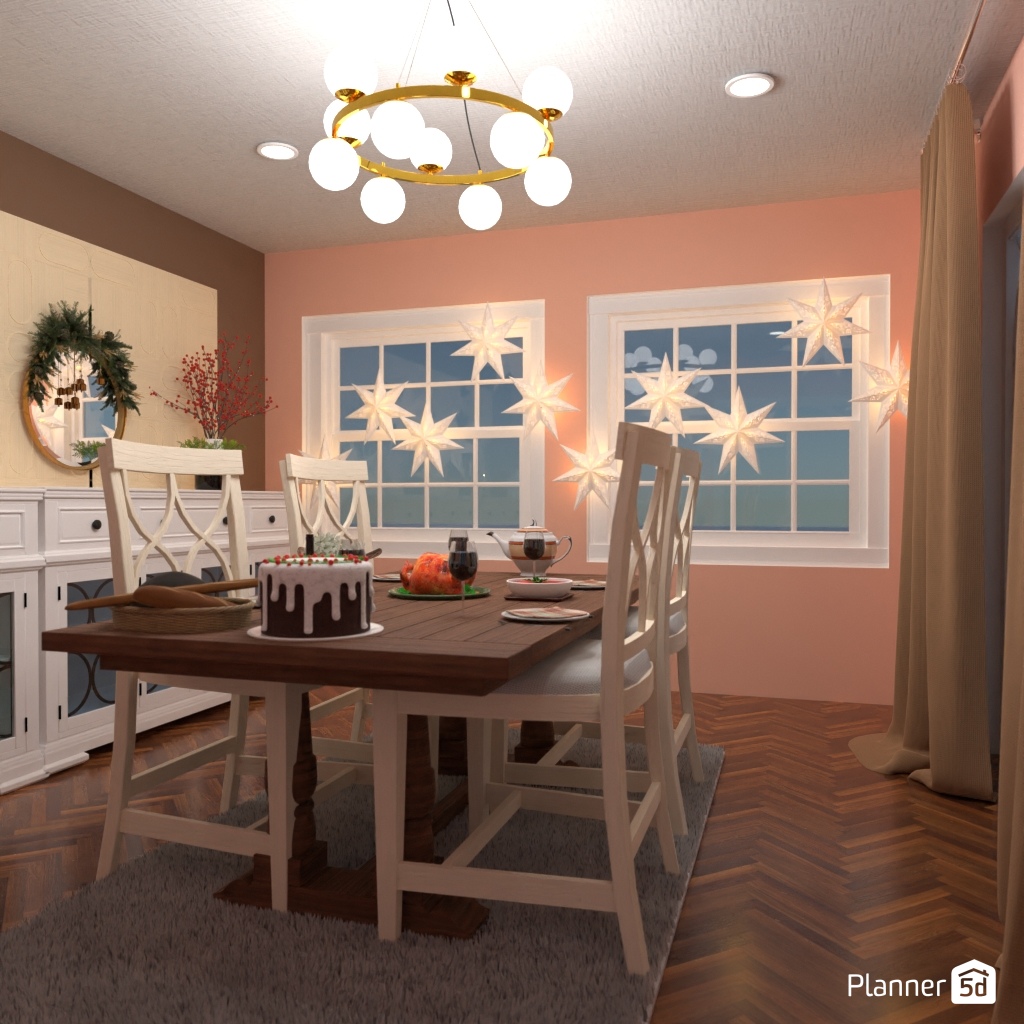 DB: Thanksgiving Day - room shell copy #23413411 by Editors Choice