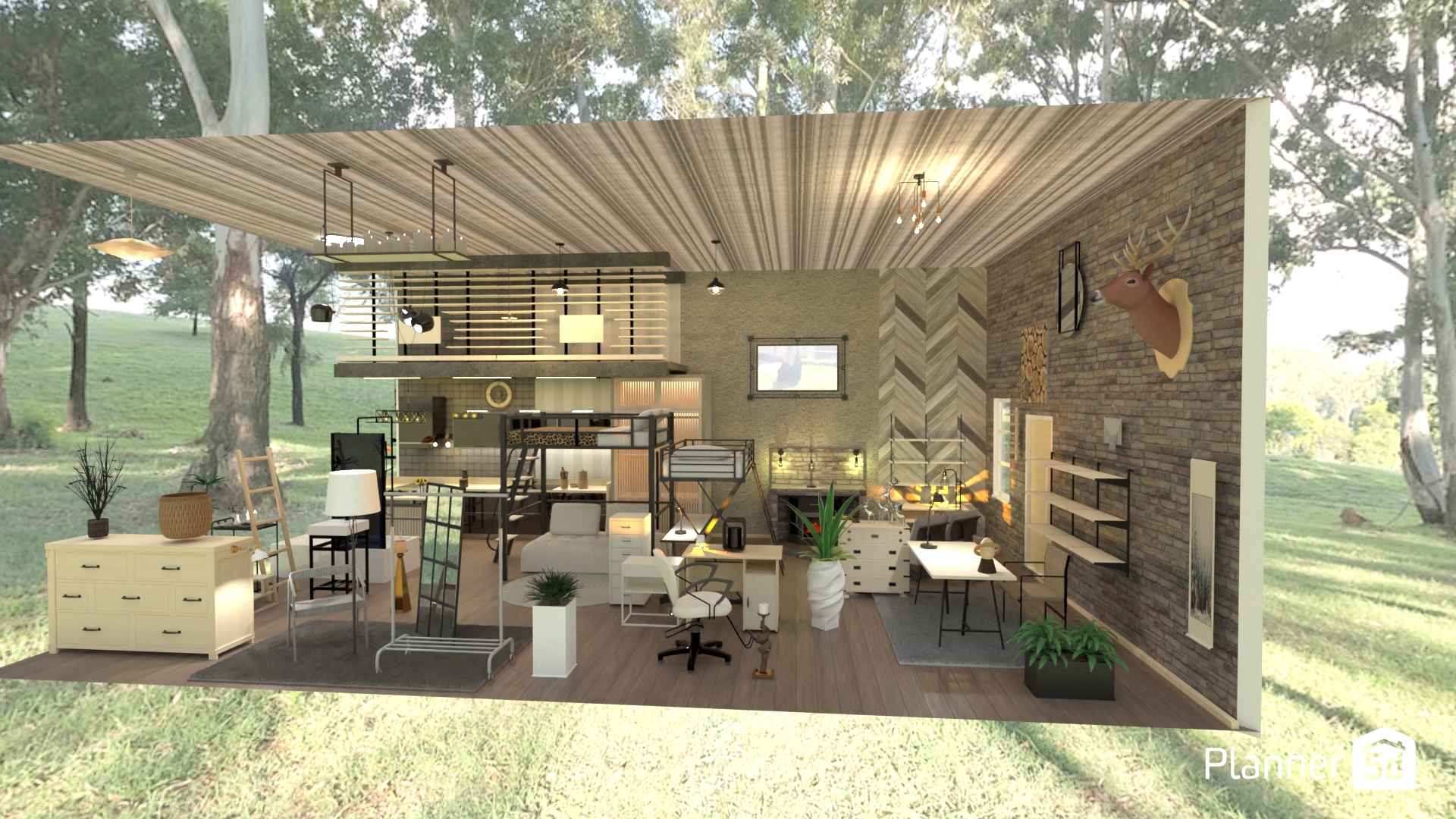 COLLAGE CASA INDUSTRIAL NORDICA #25065728 by Yolanda Infante Garrido