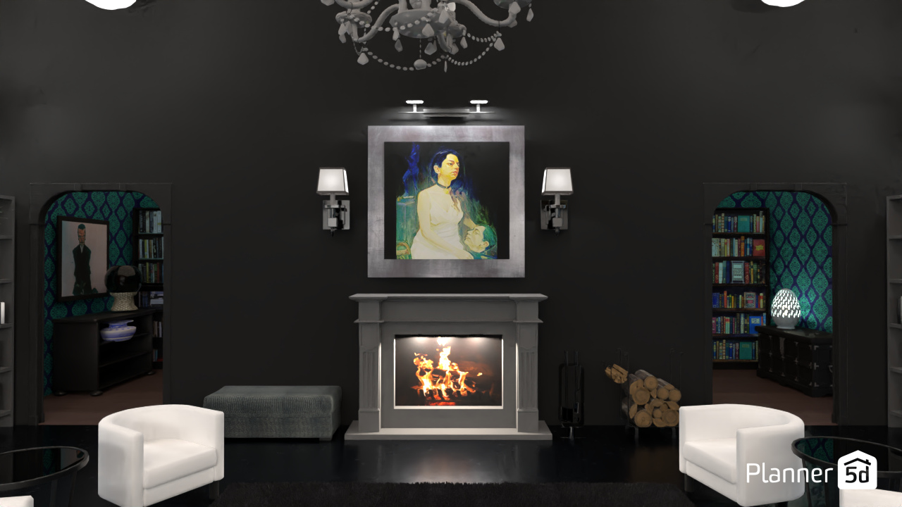 Living room fireplace 12745887 by Aldona image