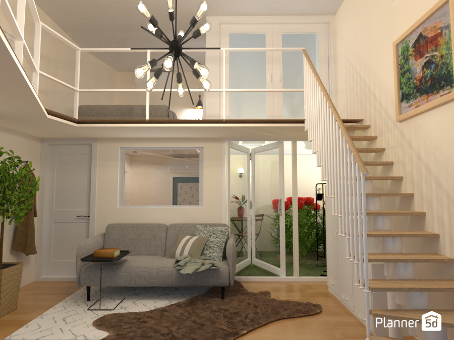 Minimal Loft Apartment #6350058 by Marco Lam