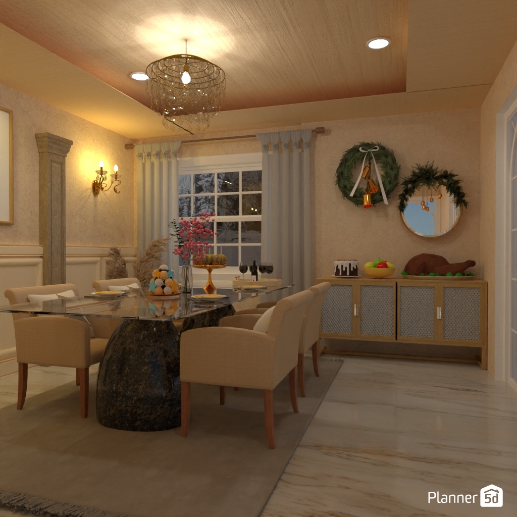 DB: Thanksgiving Day - room shell copy #23449875 by Editors Choice