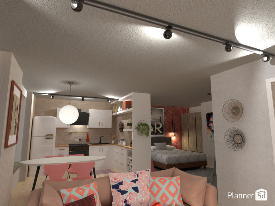 50 mq: Kitchen & View #8228265 by Fede Lars