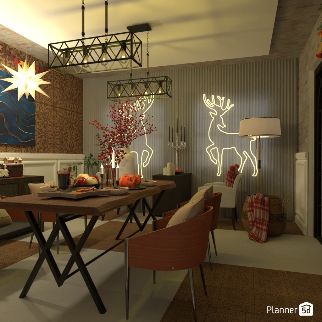 DB: Thanksgiving Day - room shell copy #23448479 by Editors Choice