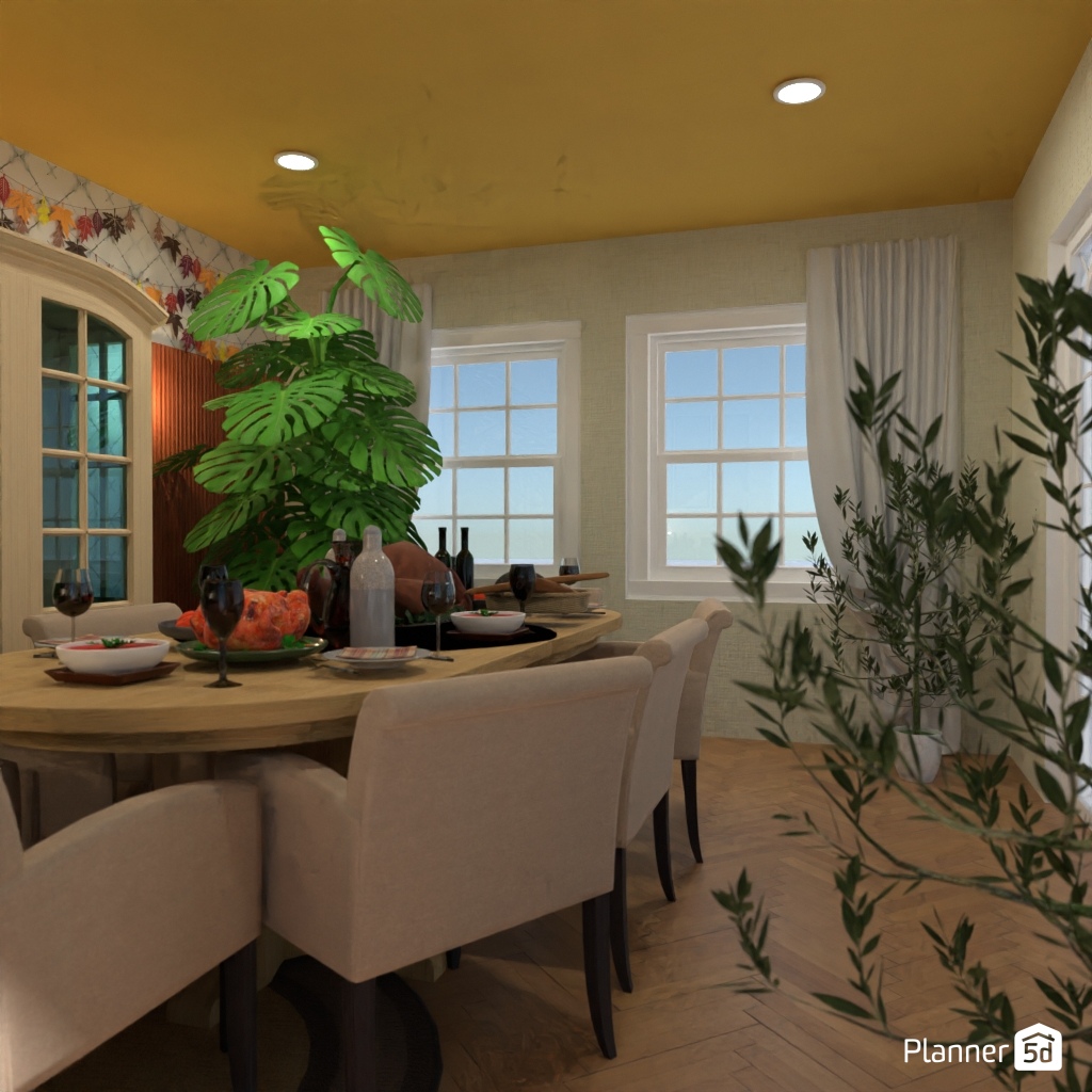 DB: Thanksgiving Day - room shell copy #23459935 by Editors Choice