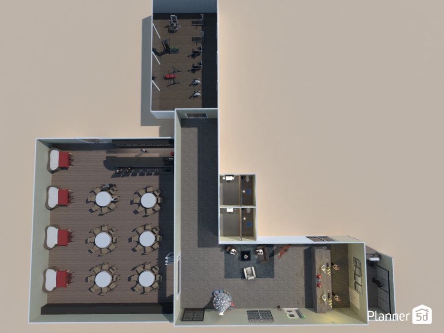 Planta Hotel 4 estrelas #6195857 by Pipoca Duque