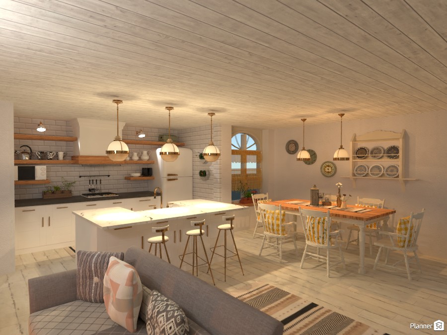 Charming Home: Open Space #3304215 by Micaela Maccaferri