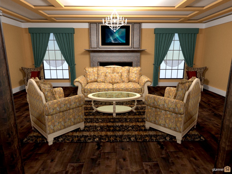 victorian sitting room #1002874 by Joy Suiter