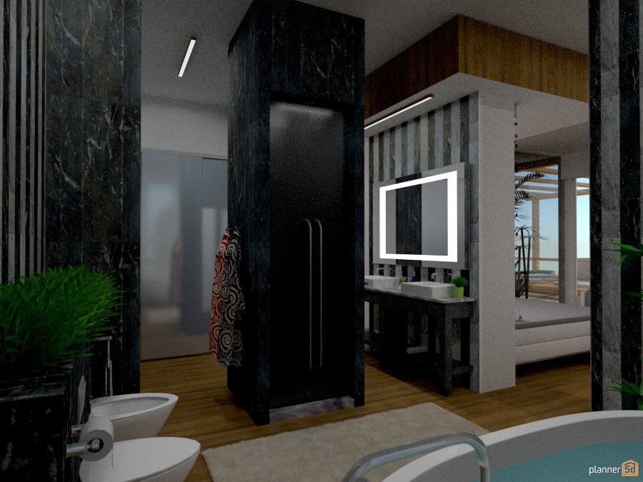 Attico (camera da letto con bagno a vista) #1167864 by Svetlana Baitchourina