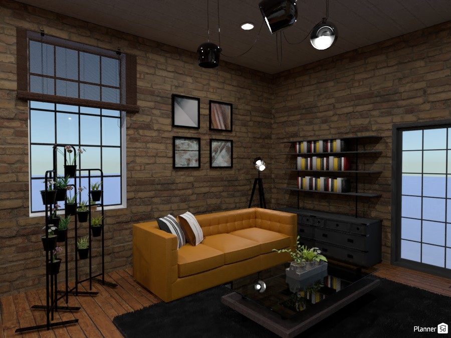Contest: loft interior style #4147759 by Elena Z