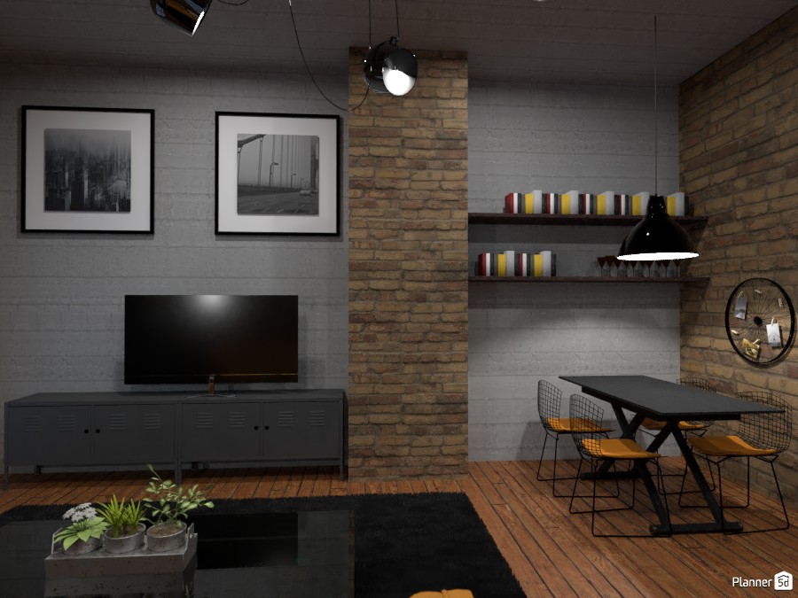 Contest: loft interior style III #4147766 by Elena Z