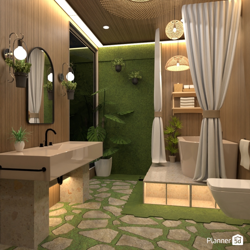 Natural bathroom #22096014 by Editors Choice