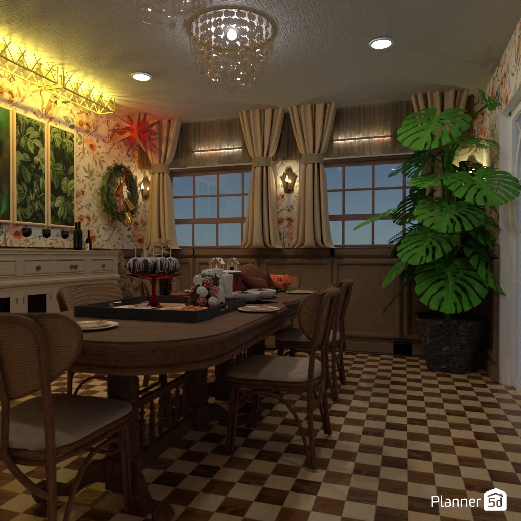 DB: Thanksgiving Day - room shell copy #23425895 by Editors Choice