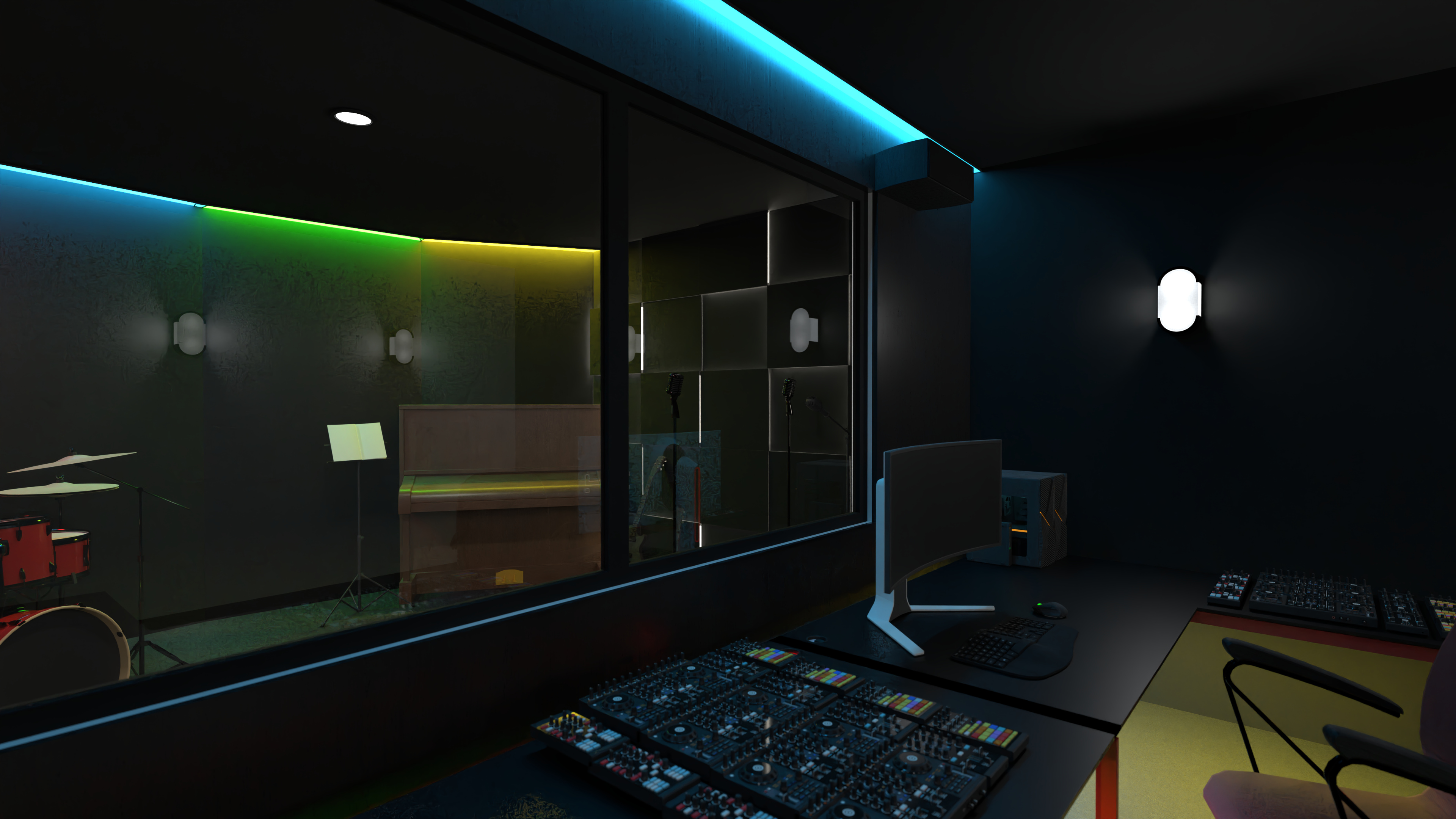 recording studio #20455127 by Dellen