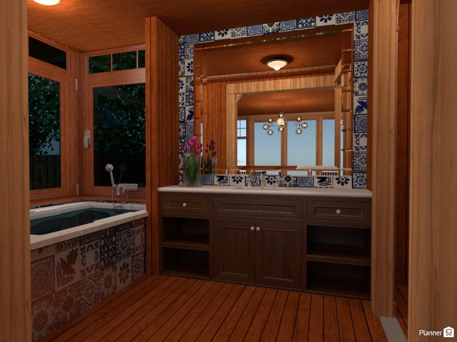 Tropical Bed and Breakfast Resort Bathroom 1868480 by Olivia11 image